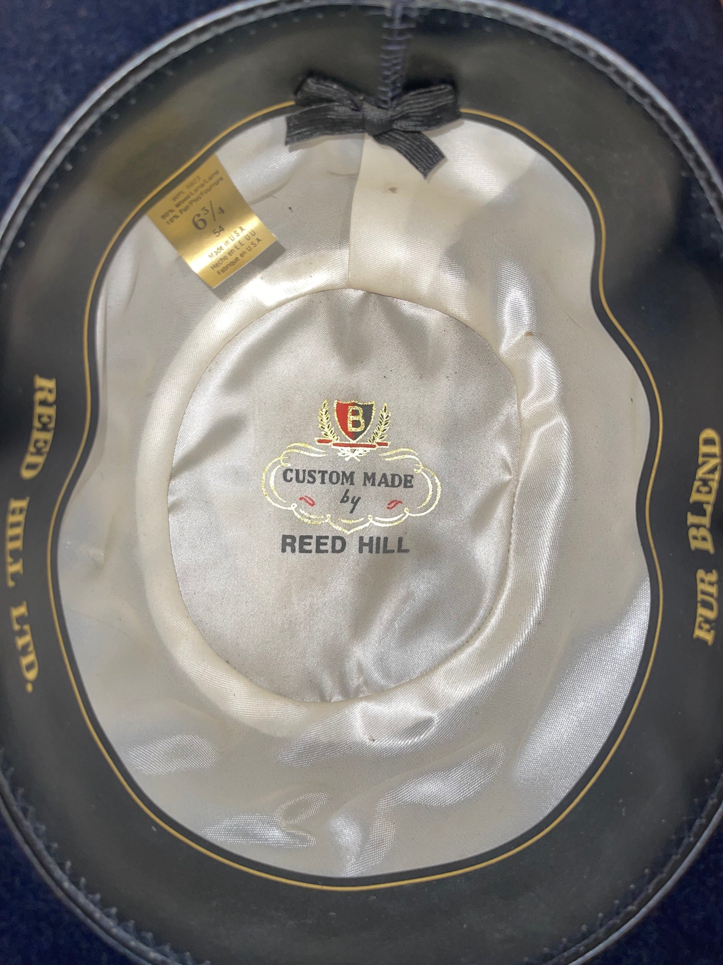 Reed Hill, Navy 6 3/4 Derby