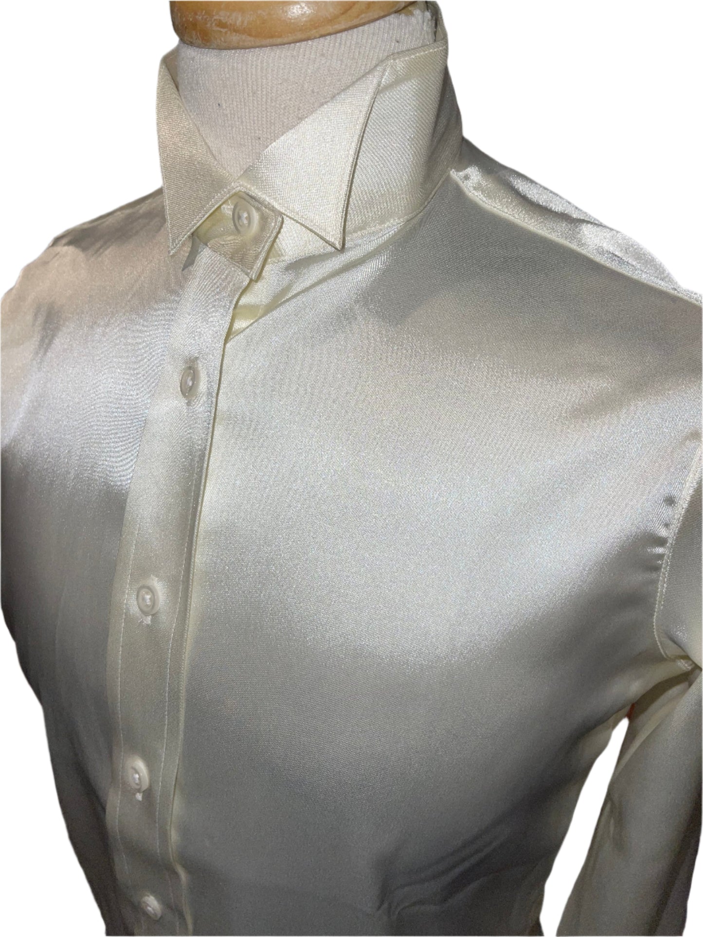 Hawkewood, Cream Silk Formal Shirt