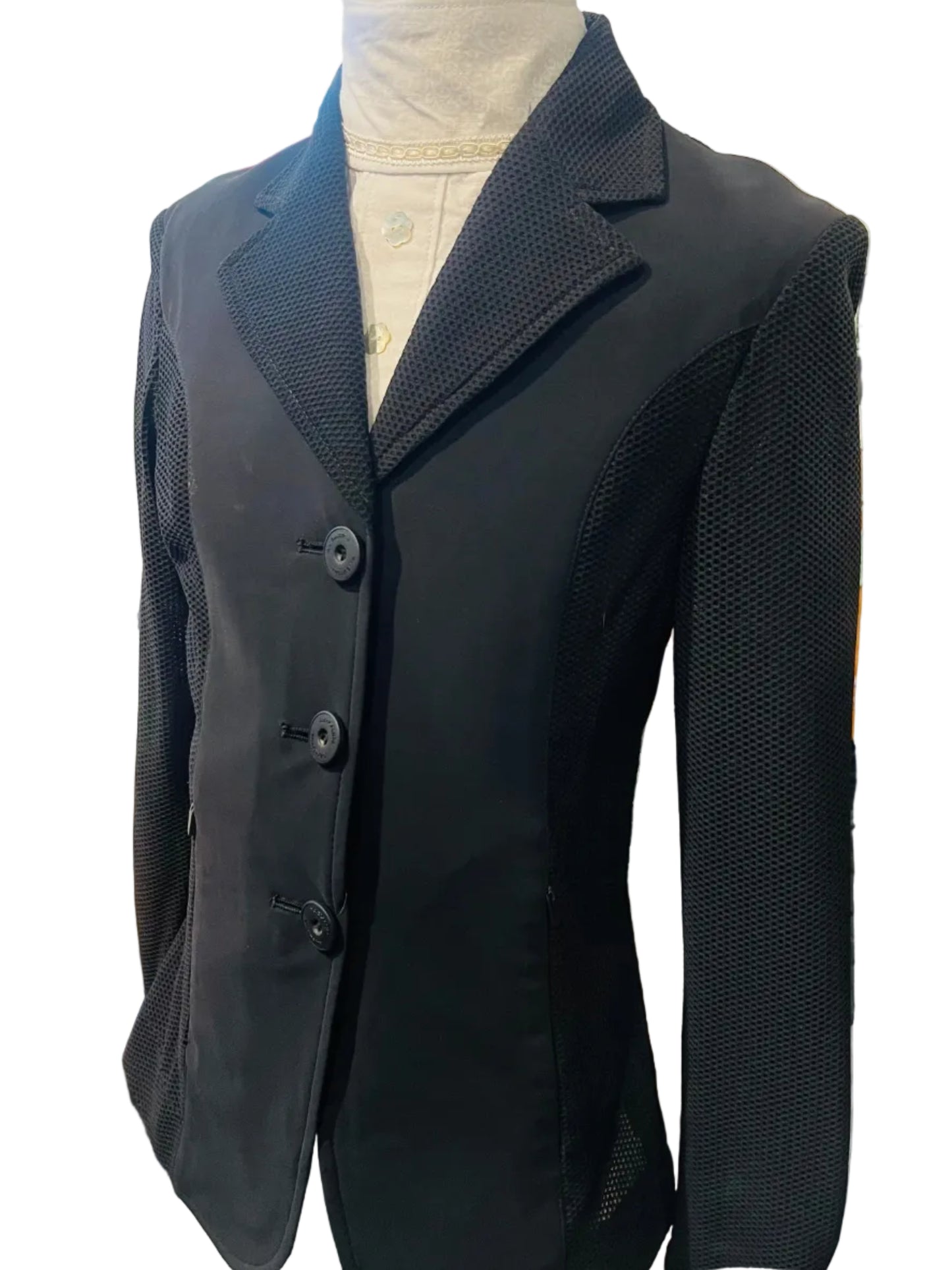 RJ Classics Black Mesh Hunt Coat 10S