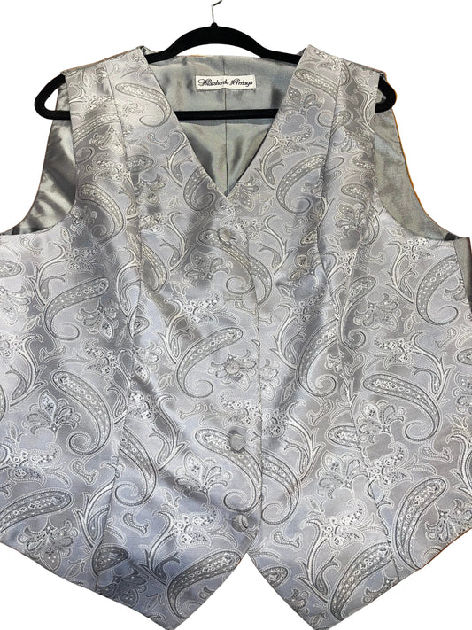 Marsha De Arriaga, Silver Paisley Vest