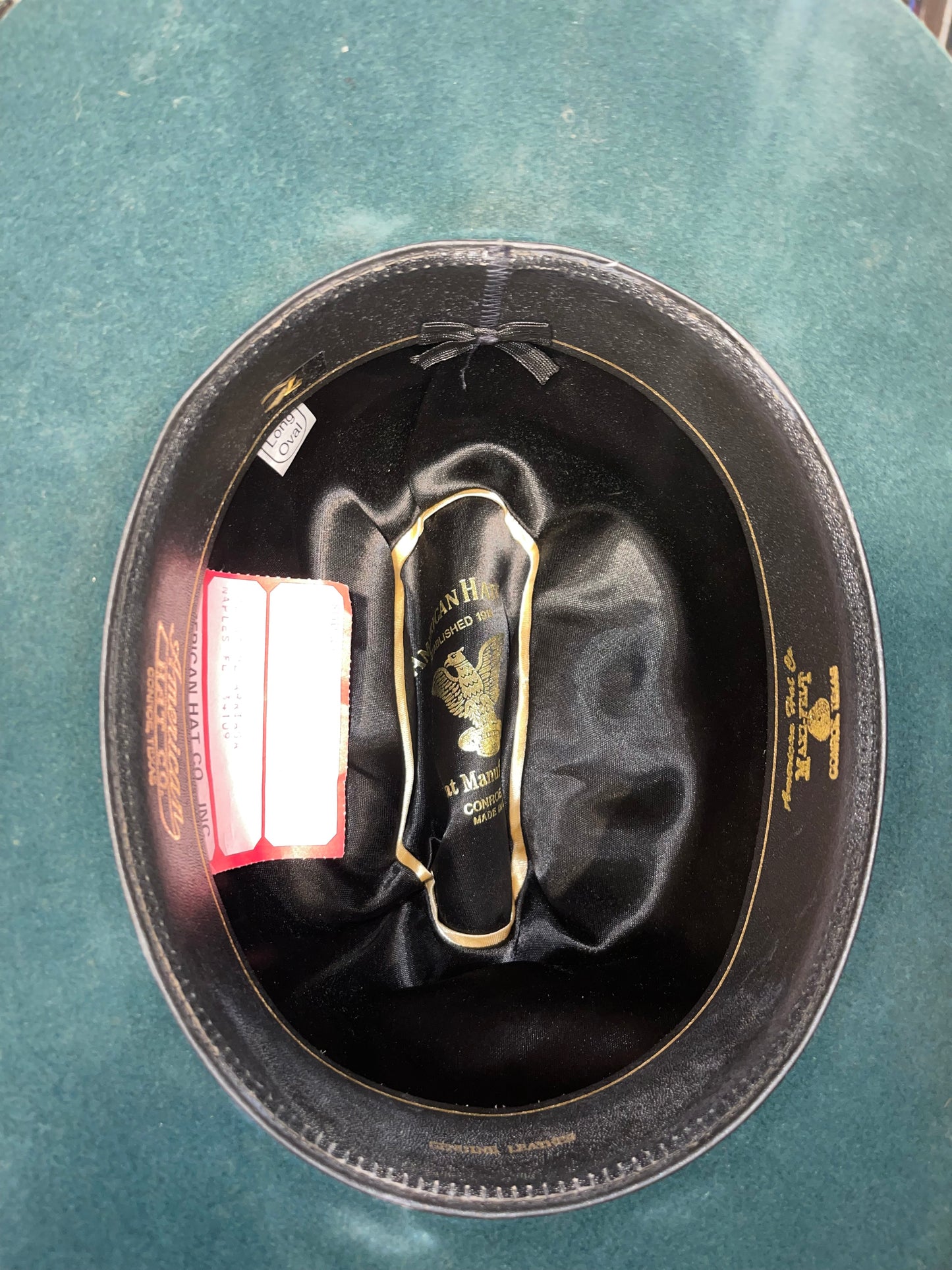 American Hat Co. Dk Green 7 Western Hat