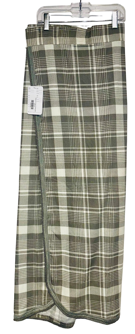 Grey and Cream Driving Skirt