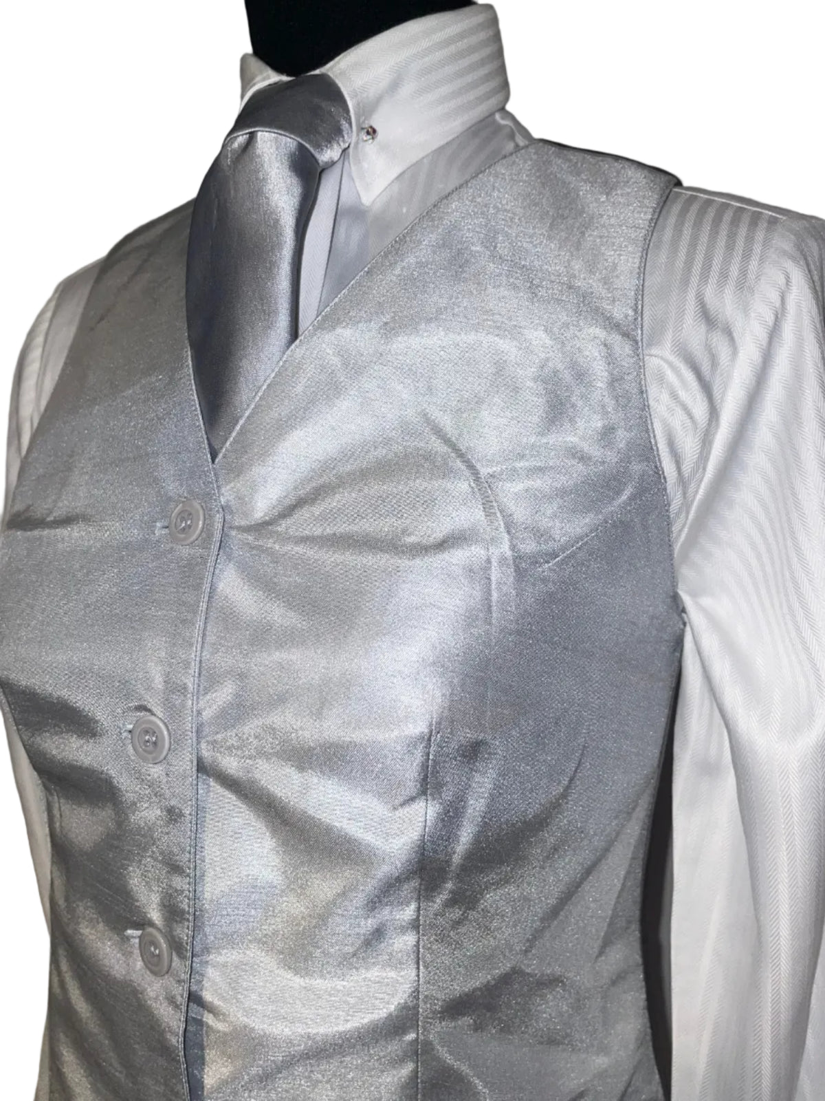New, DK Ride Silver Silk Vest