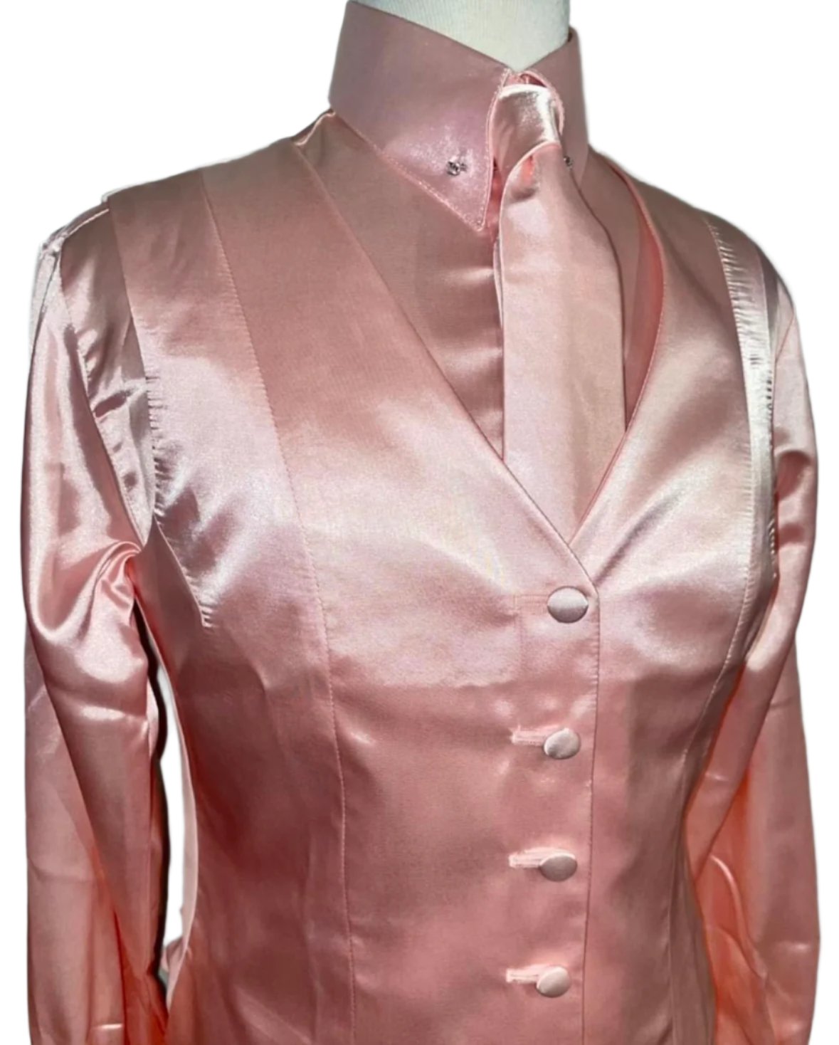 New, MTC Pink Silk Shirt