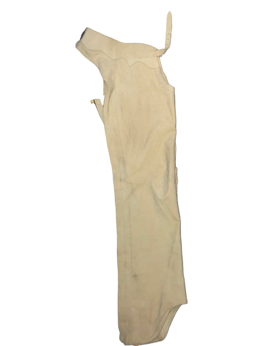 Custom Tan Chaps With Pants