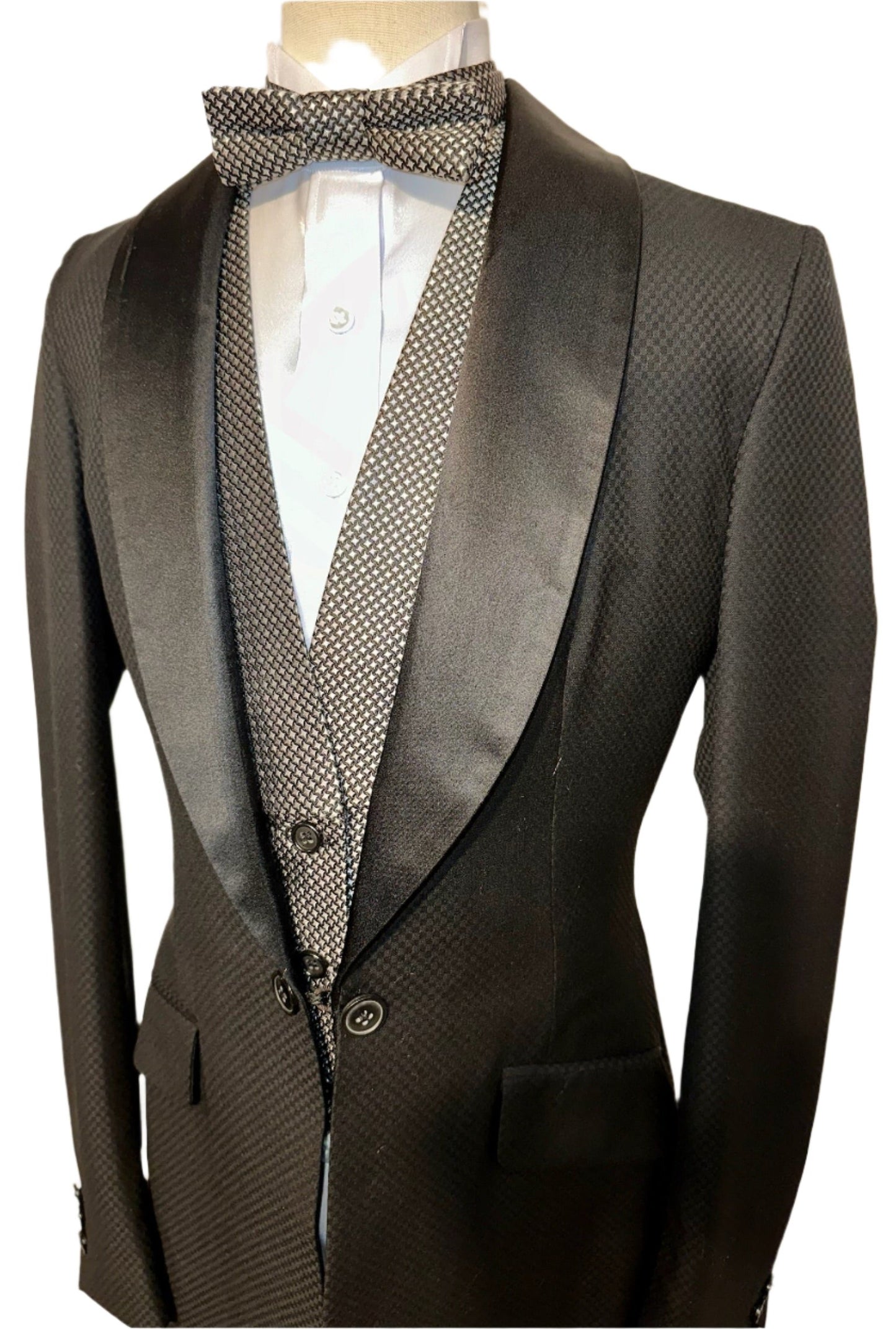 Hawkewood, Black, Teen/Youth Formal Suit