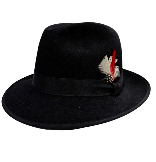 Becker Brothers, Dark Navy 6 7/8 Snap Brim
