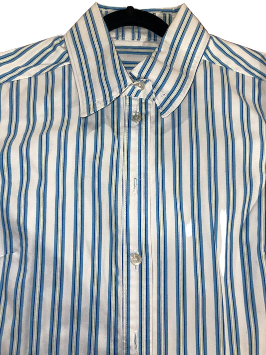 Custom, Blue Stripe Shirt