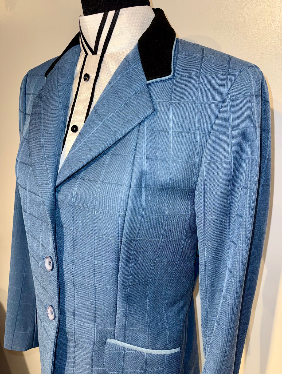 Marsha De Arriaga, Blue Hunt Coat