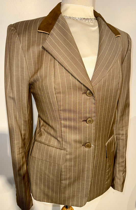 Marsha De Arriaga, Custom Beige Hunt Coat