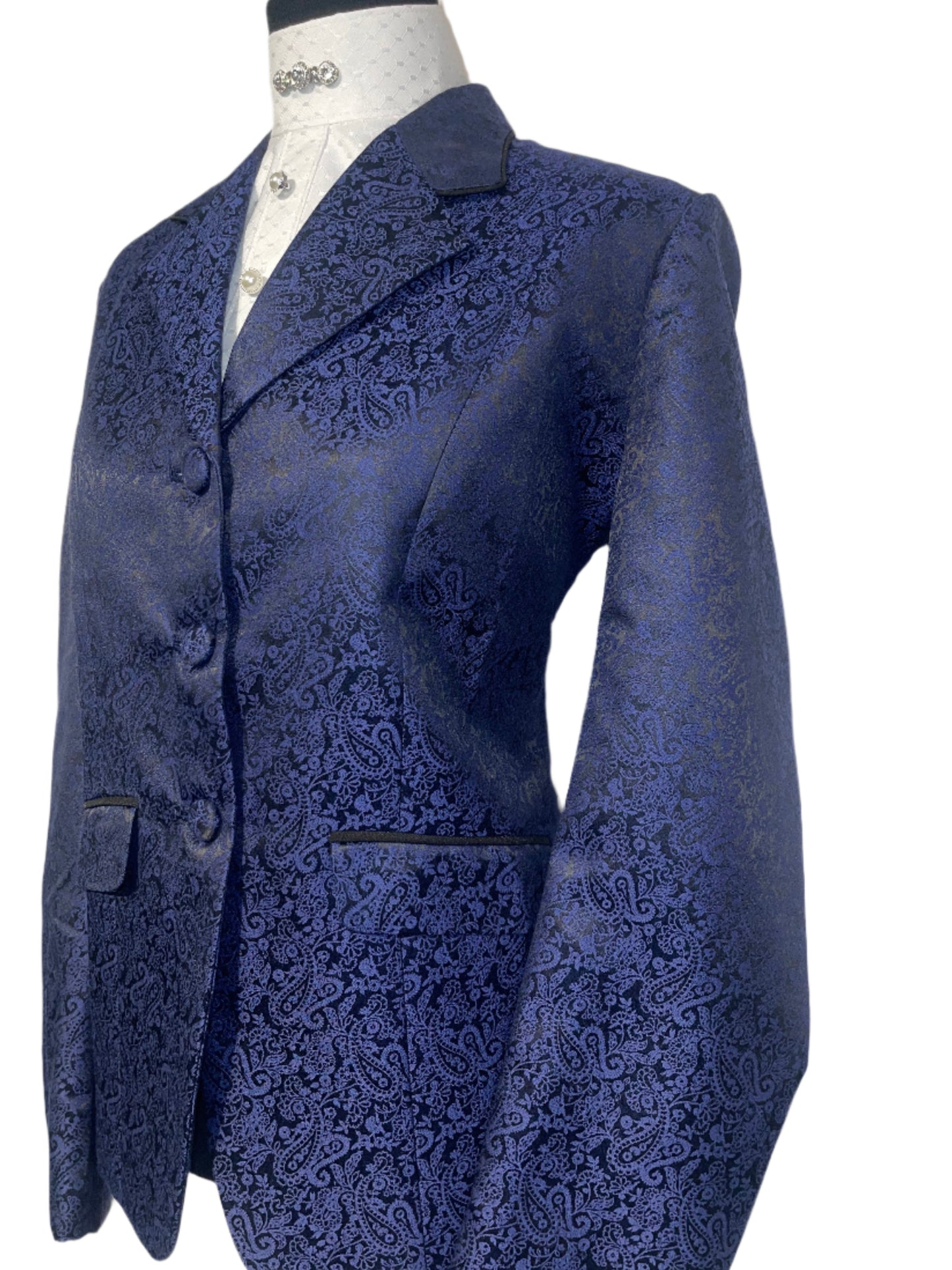 New MTC, Navy Paisley Hunt Coat