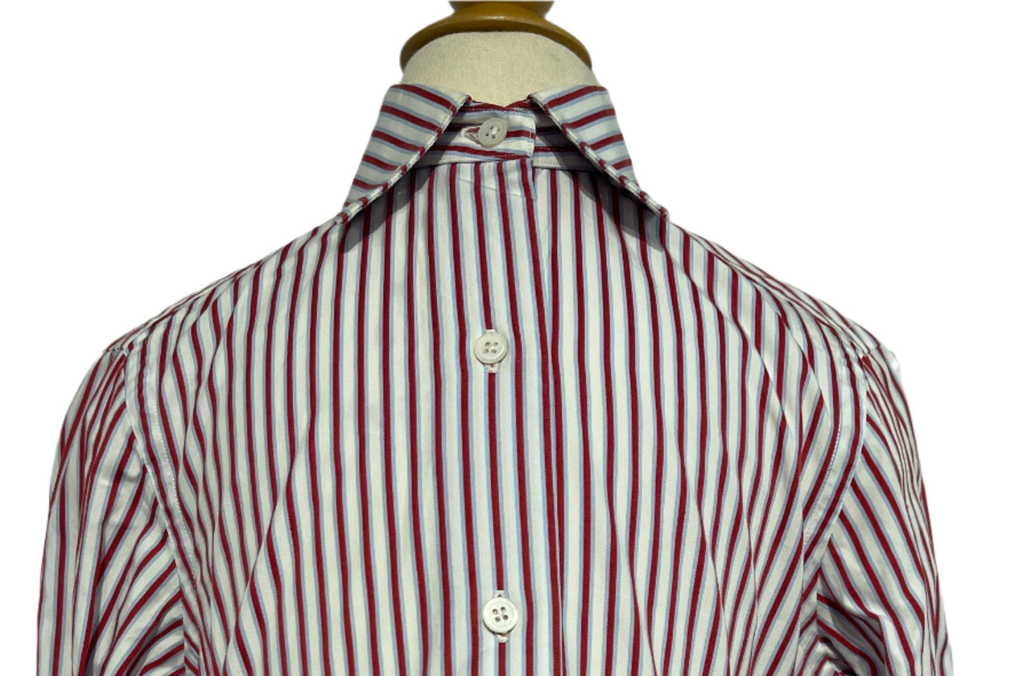 Becker Brothers Red and Blue Striped Shirt