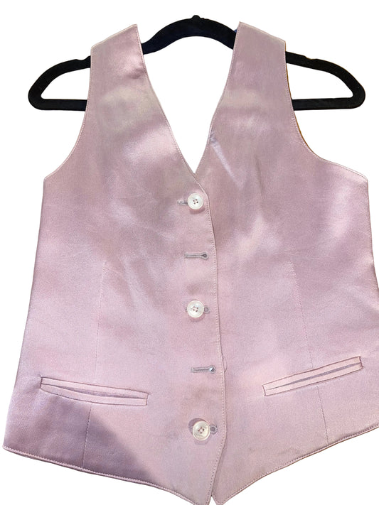 DeRegnaucourt, Pink Silk Girls Vest