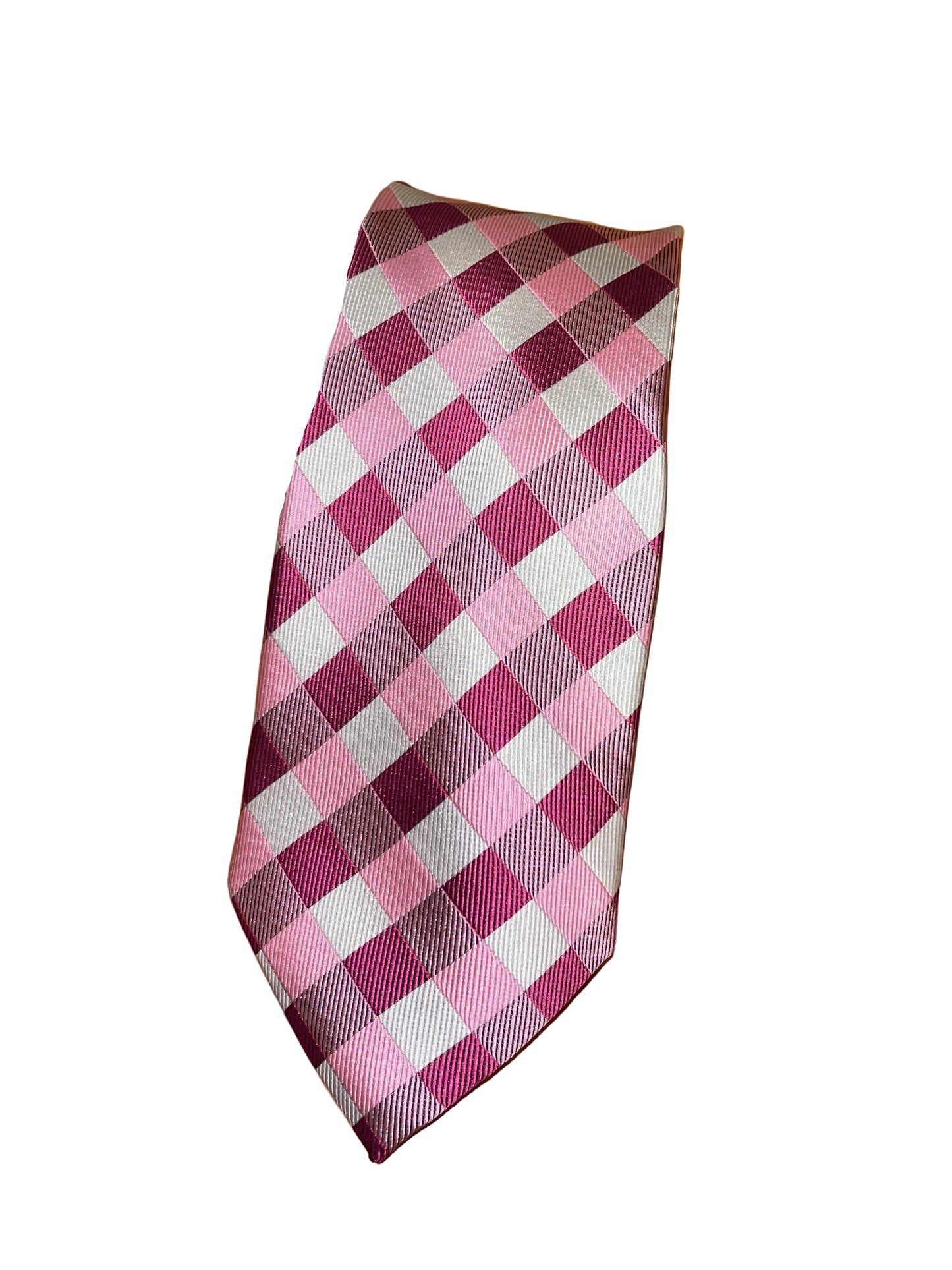 Pink Square Tie