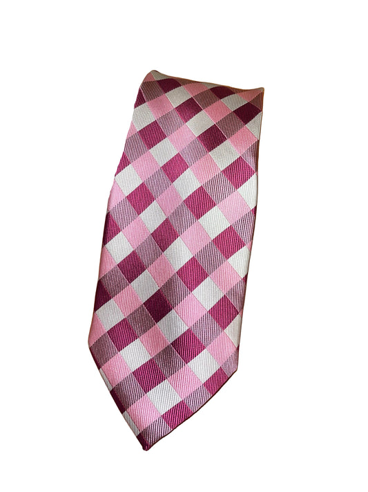 Pink Square Tie
