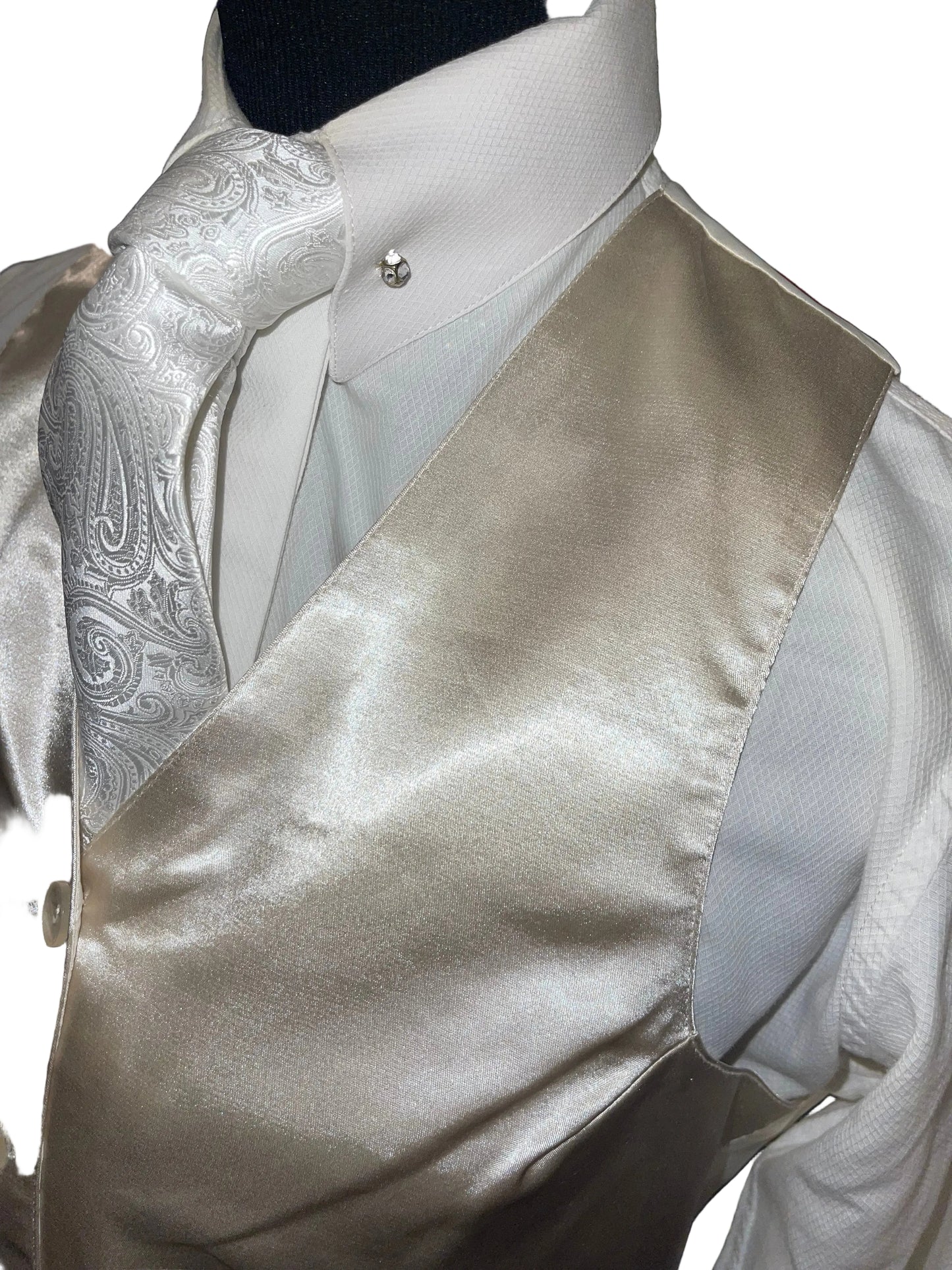 Hawkewood, Cream Silk Formal Vest