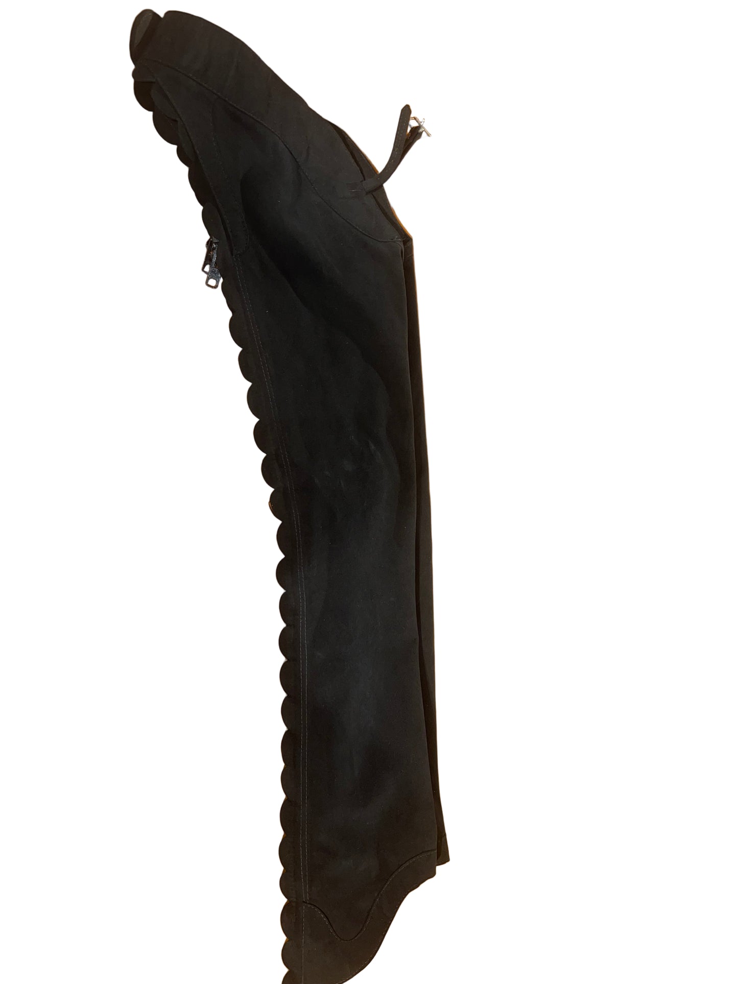 JLC Customs, Black Ultrasuede Youth Chaps