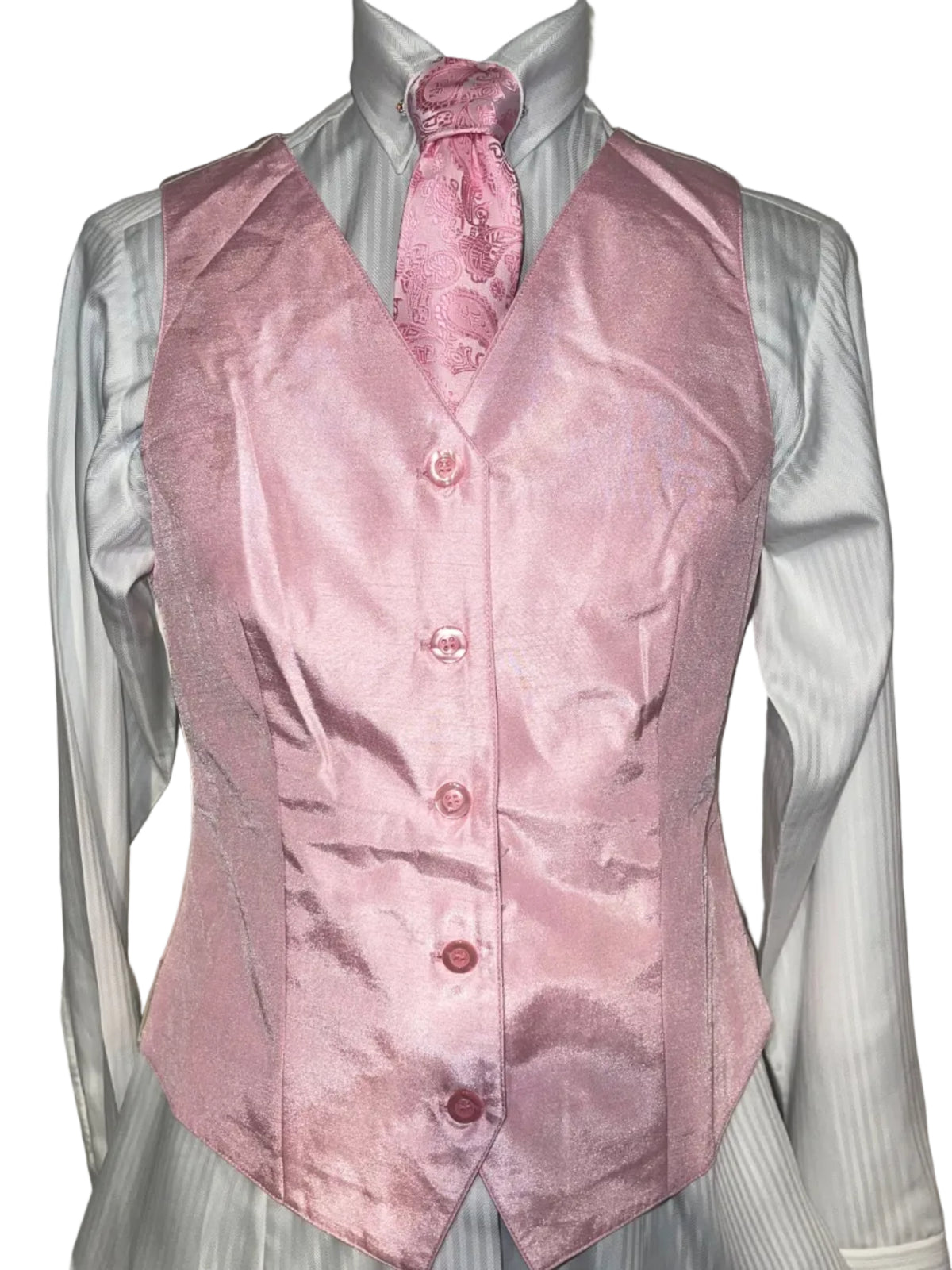 New, DK Ride Bright Pink Silk Vest