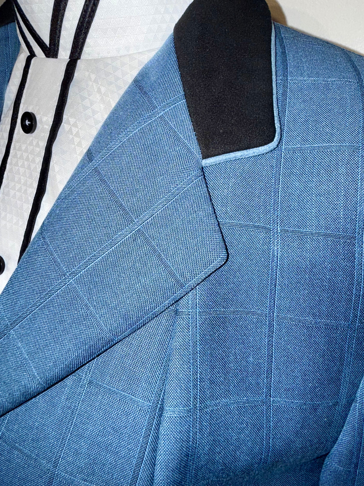 Marsha De Arriaga, Blue Hunt Coat