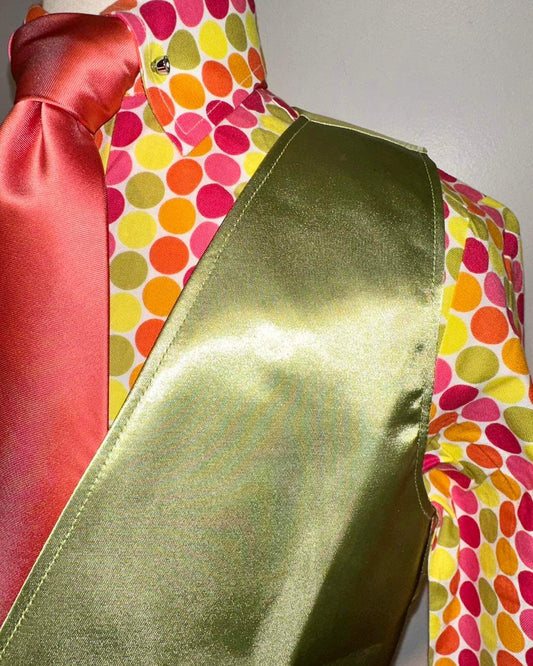 NEW WSA Olive Polka Dot Set