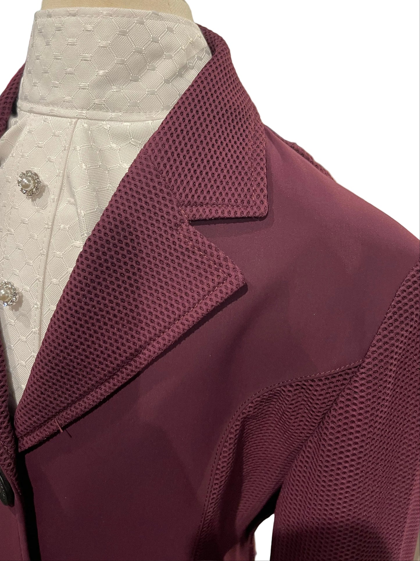 Rj Classics, Maroom Mesh Girls 14S Hunt Coat