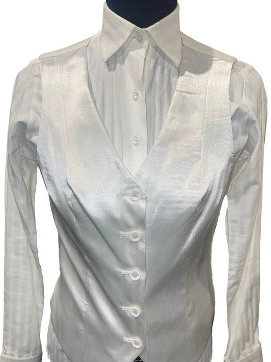 New, MTC Eggshell Silk Vest