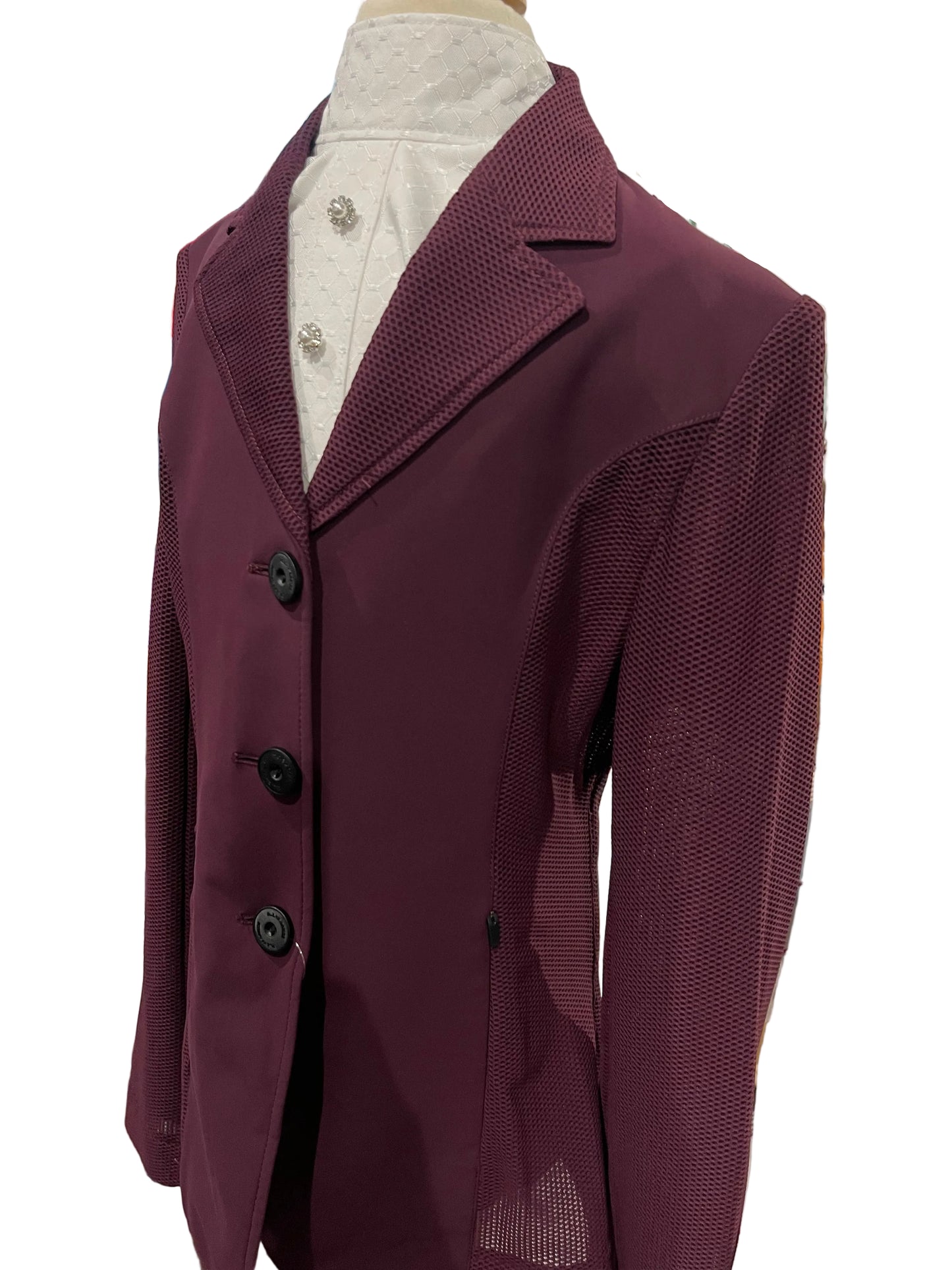 Rj Classics, Maroom Mesh Girls 14S Hunt Coat