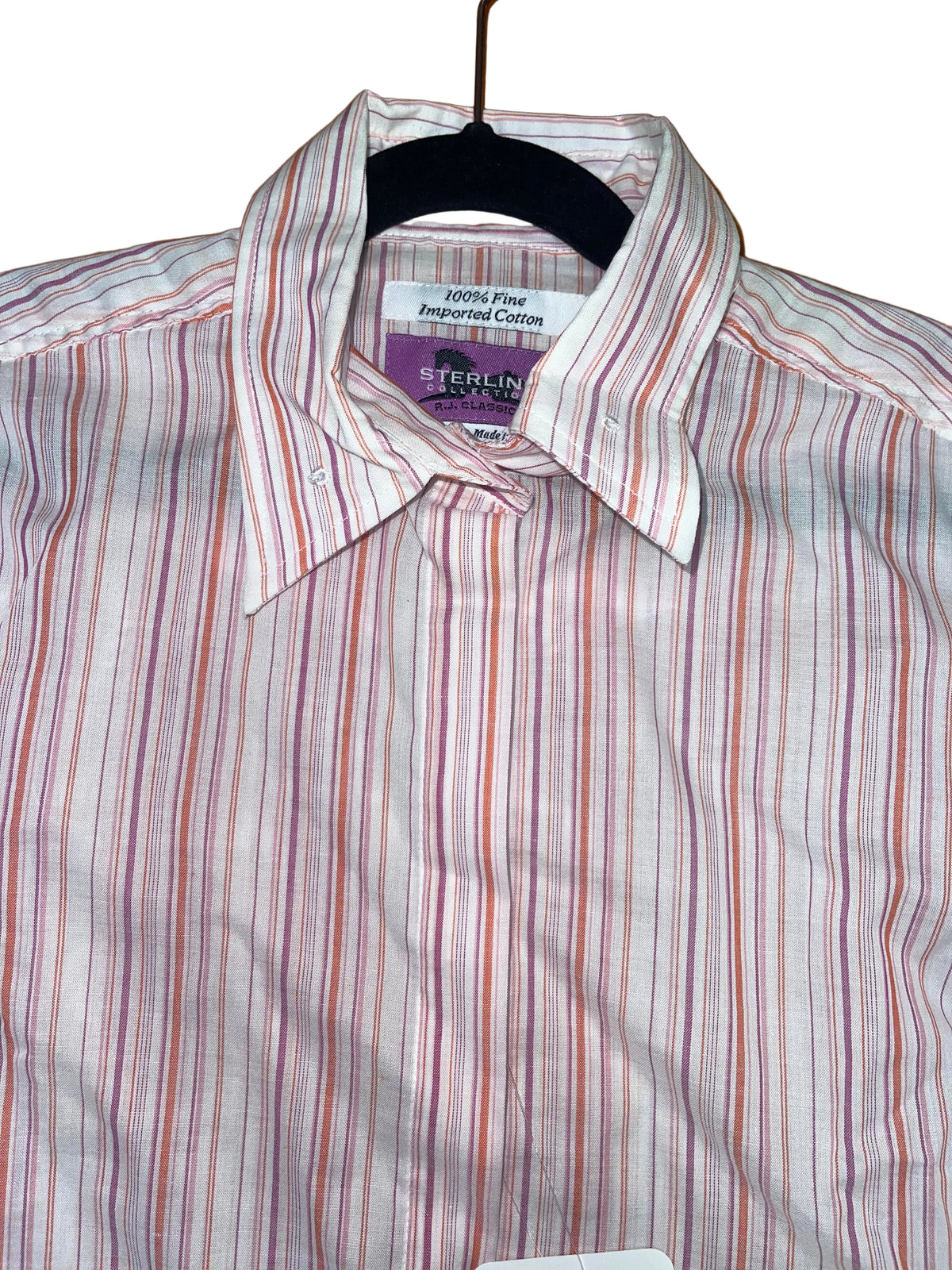 Rj Classics, Peach Stripe Shirt