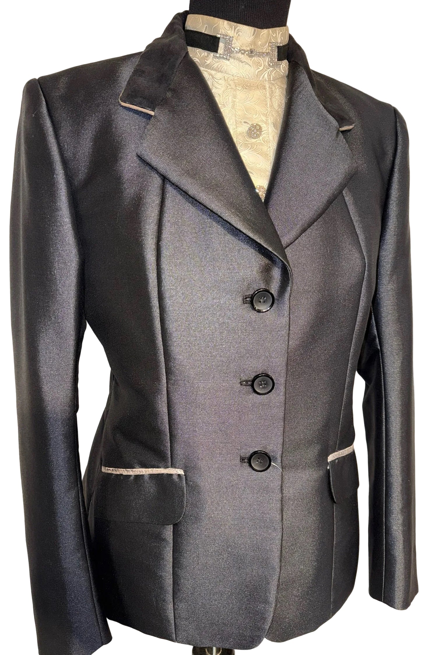 Marsha De Arriaga, Ladies Black Hunt Coat