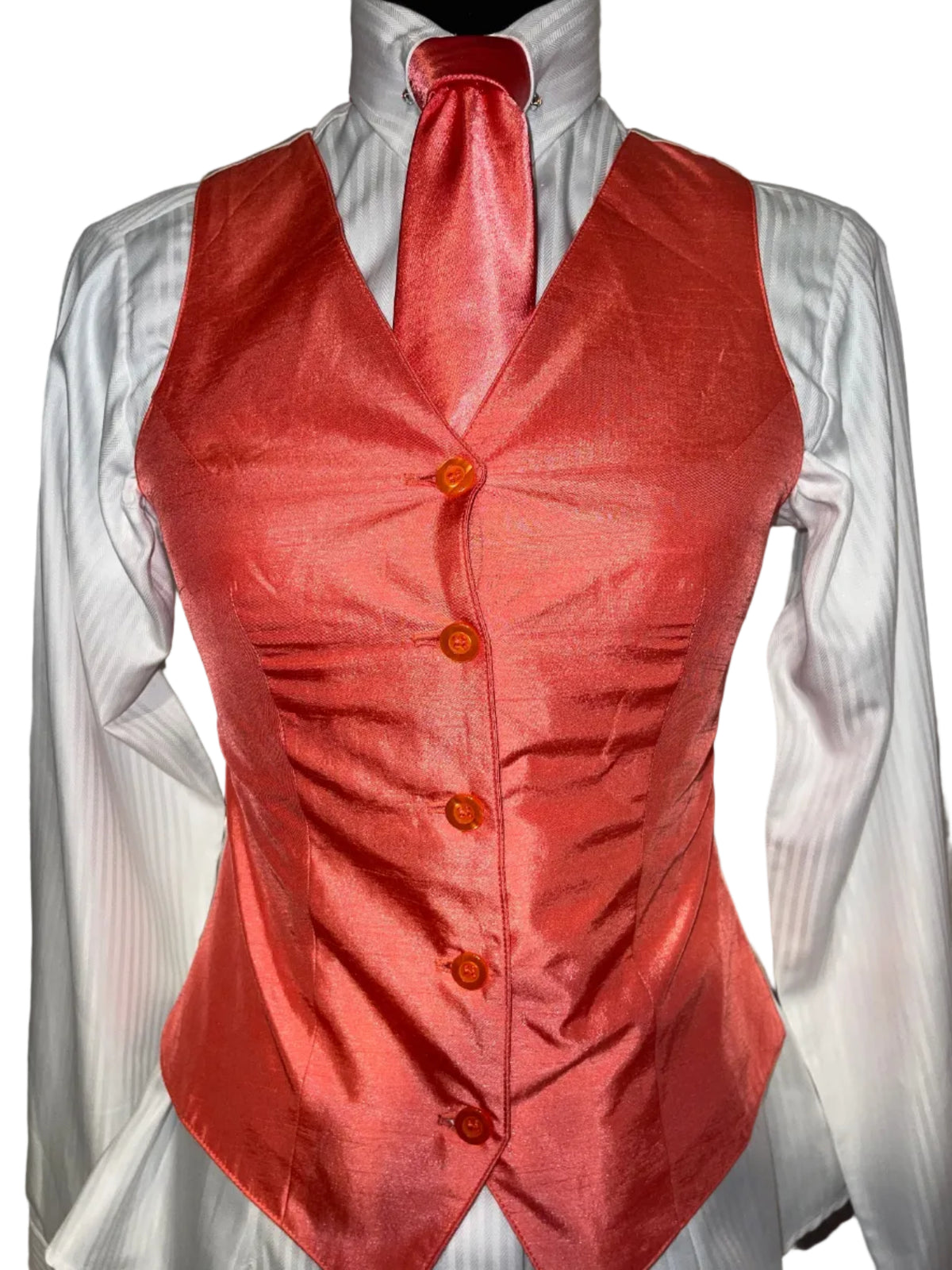 New, DK Ride Salmon Silk Vest
