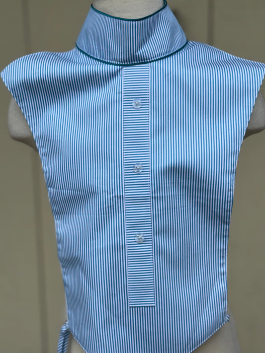 Consigned, Teal Striped Dickie