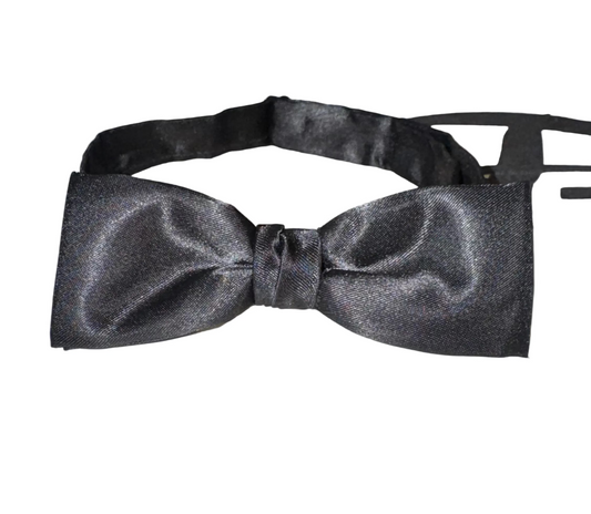 Black, Silk Bow Tie