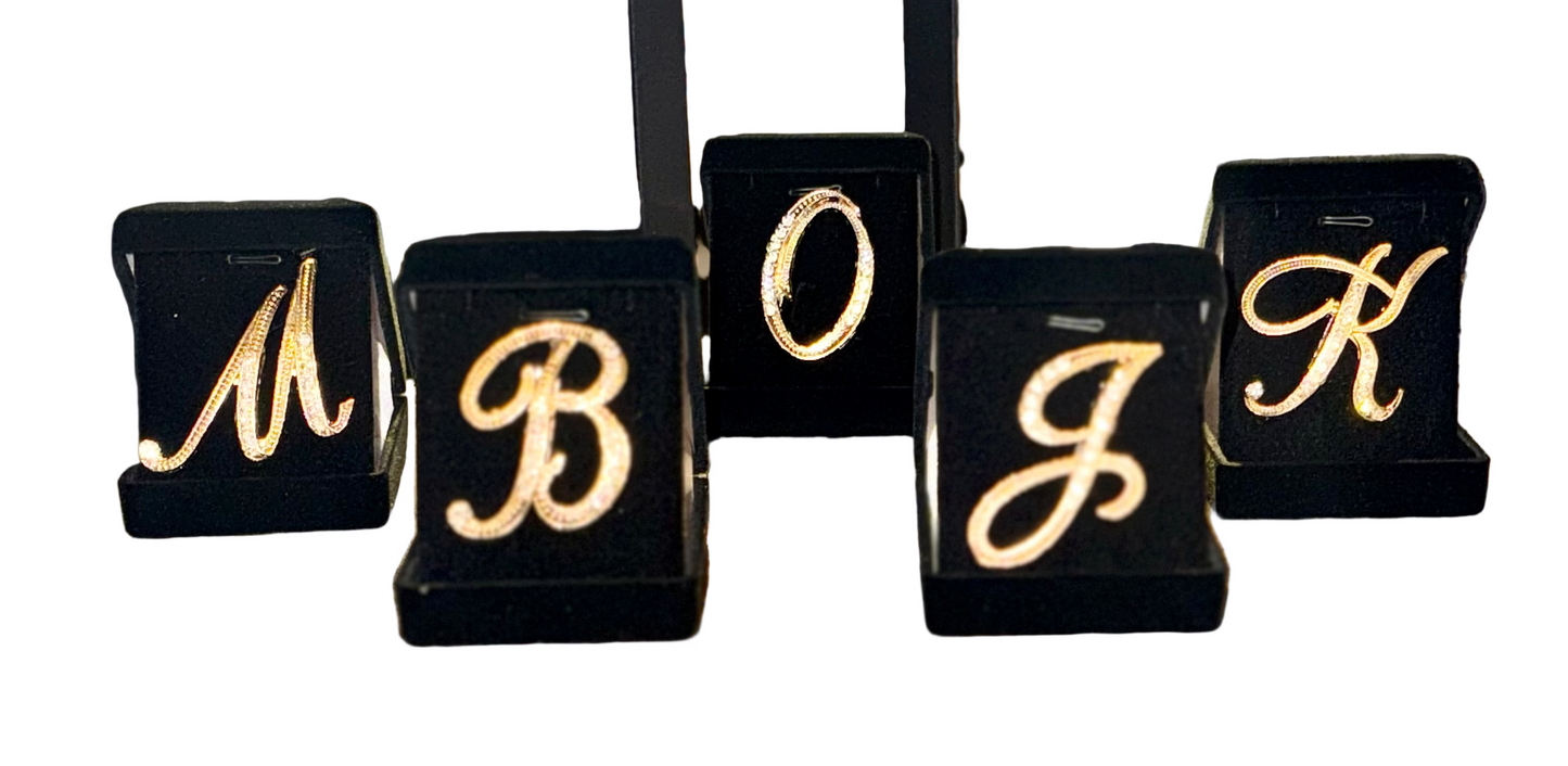 Magnetic Letter Brooch