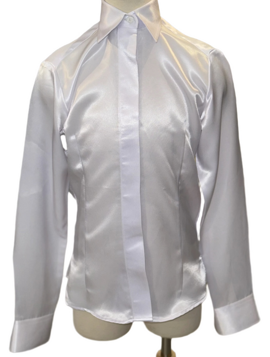 Ellie May, White Silk Shirt