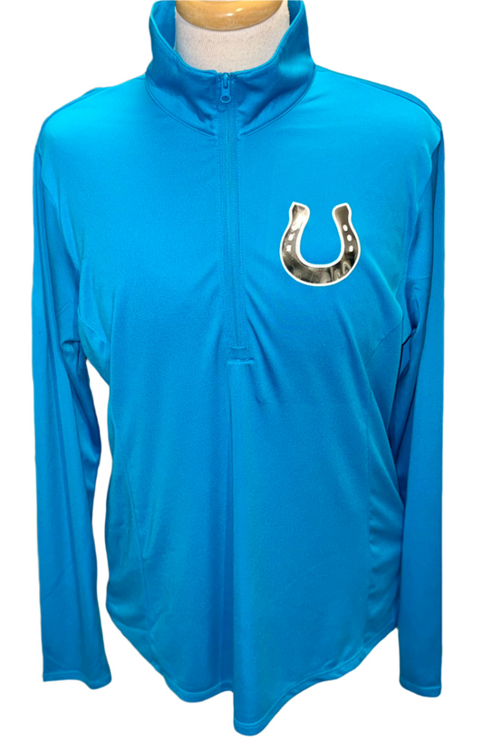 New, Ladies, 3/4 Zip, Long-Sleeve Shirt