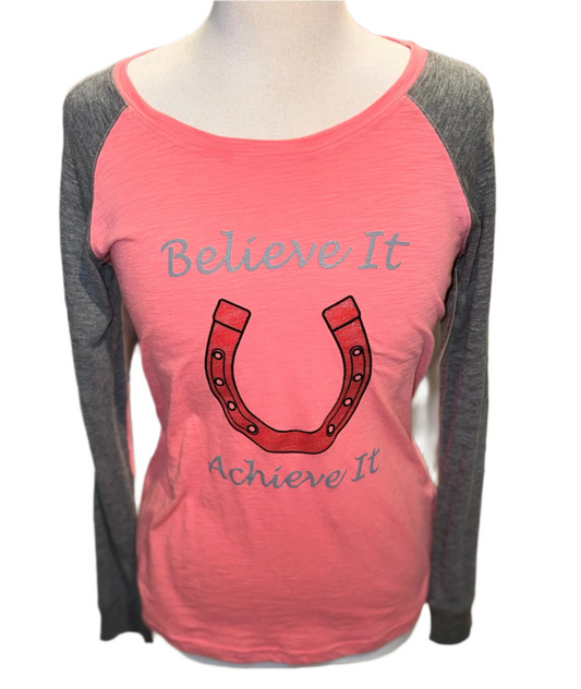 New, Ladies, Believe It, Long-Sleeve Shirt