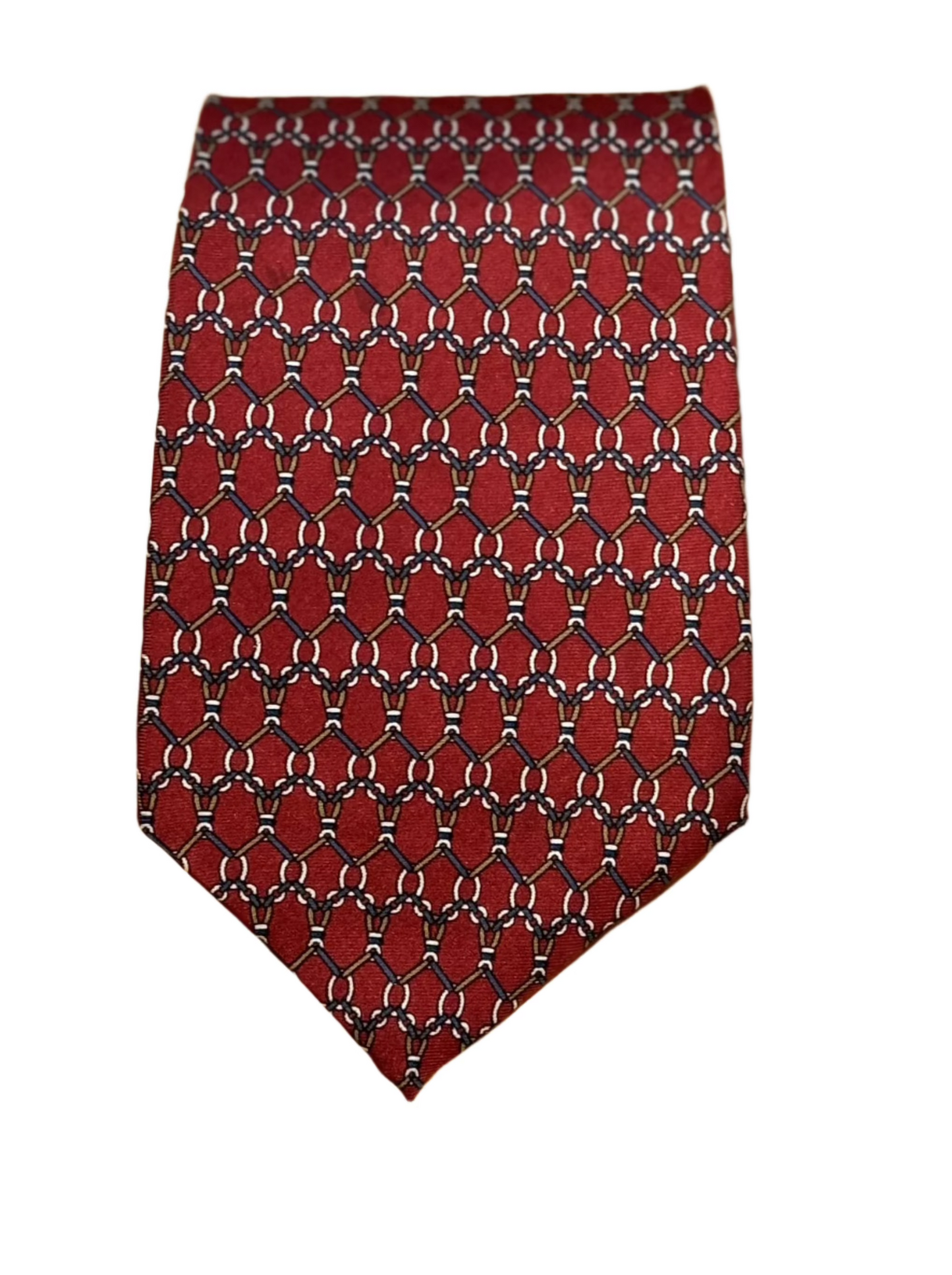 Red Patterned Tie