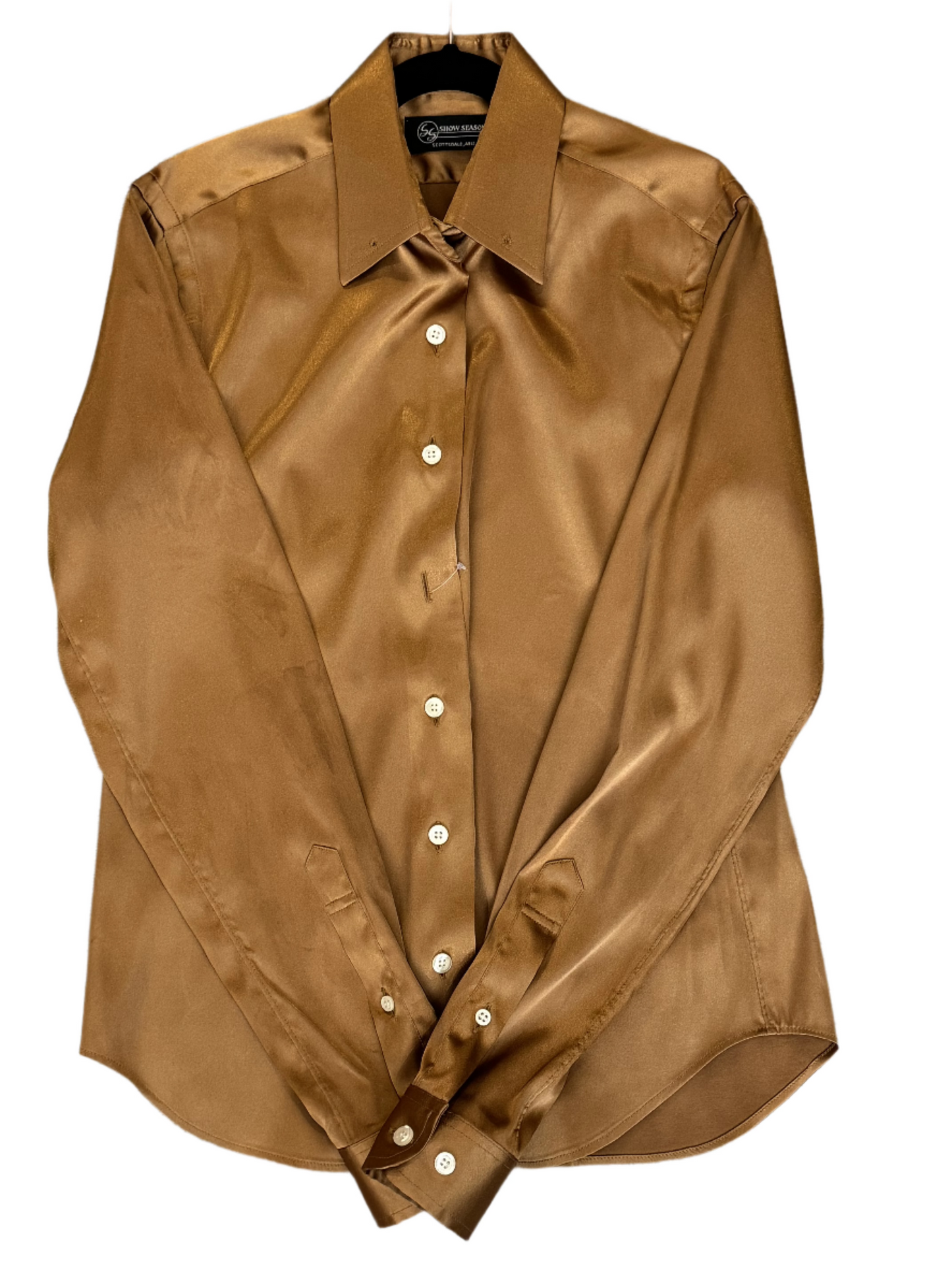 Used, Show Season, Copper Silk Shirt