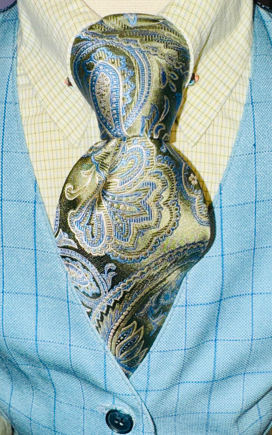 Green Paisley Tie