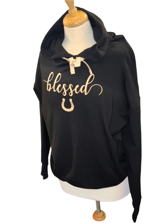 Ladies, Blessed, Hooded Sweatshirt