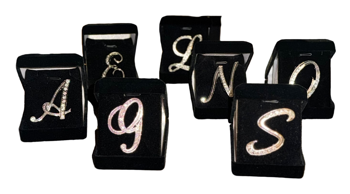 Magnetic Letter Brooch