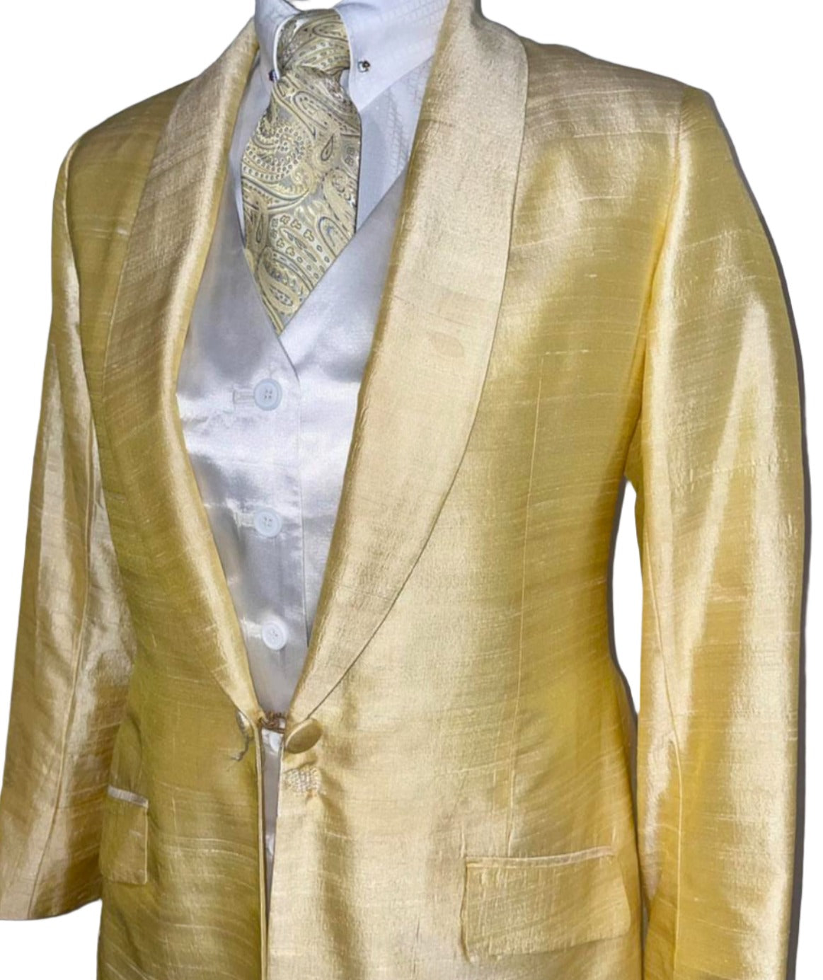 DeRegnaucourt, Ladies, Yellow Silk Day Coat