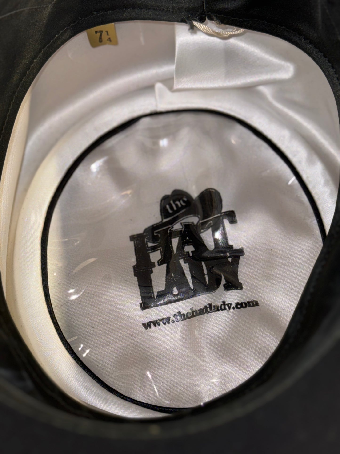 The Hat Lady, Black, 7 1/4, Top Hat