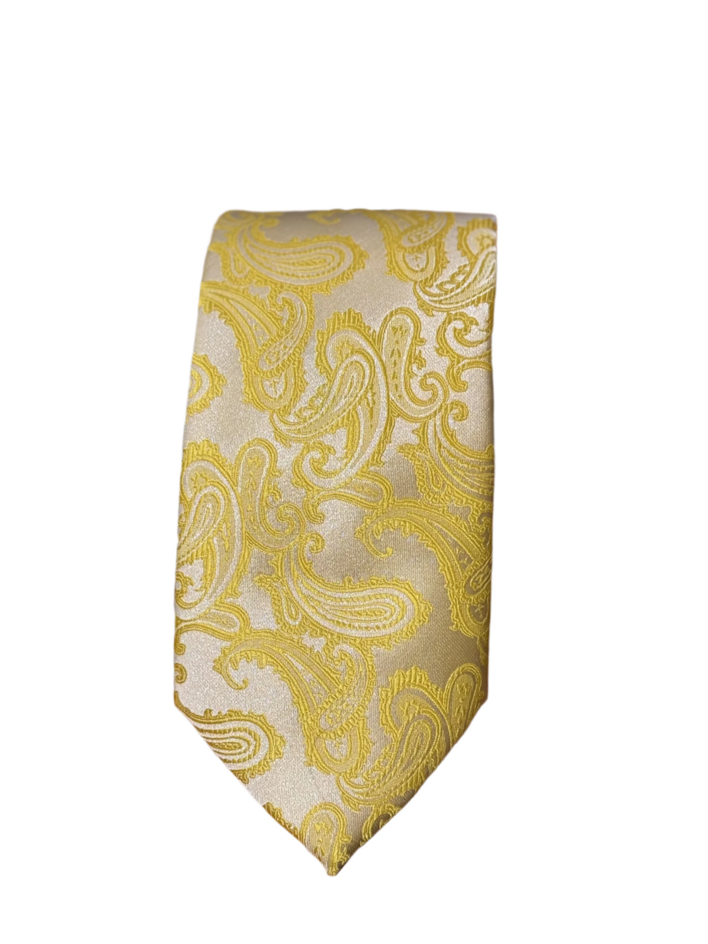 Yellow Paisley Tie