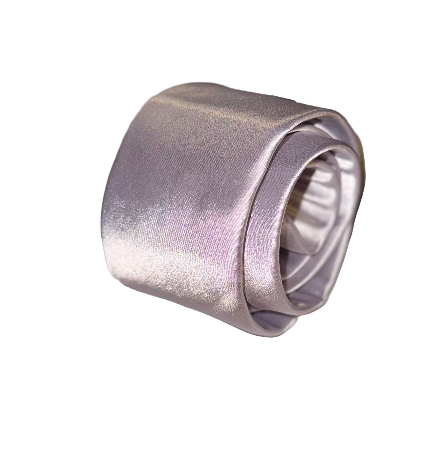 New, Silver Silk Tie