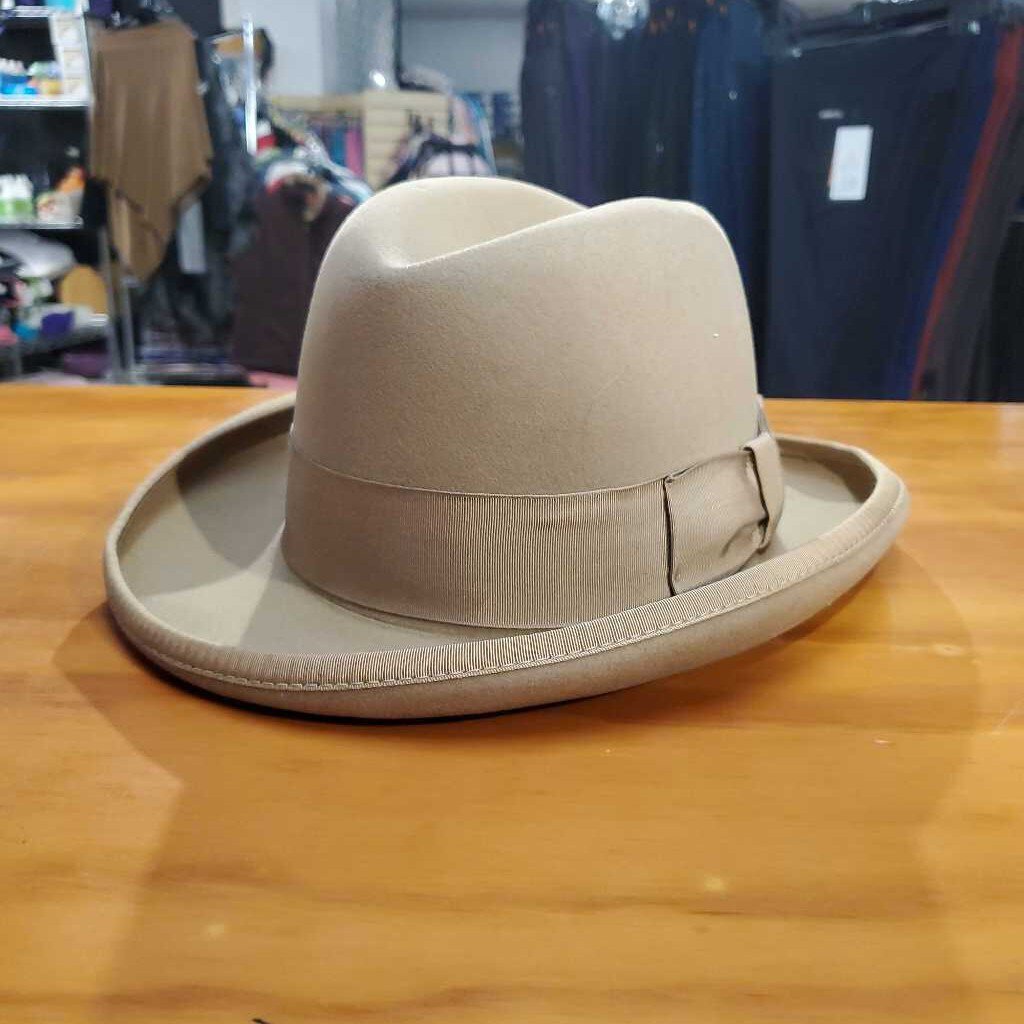 light brown homburg