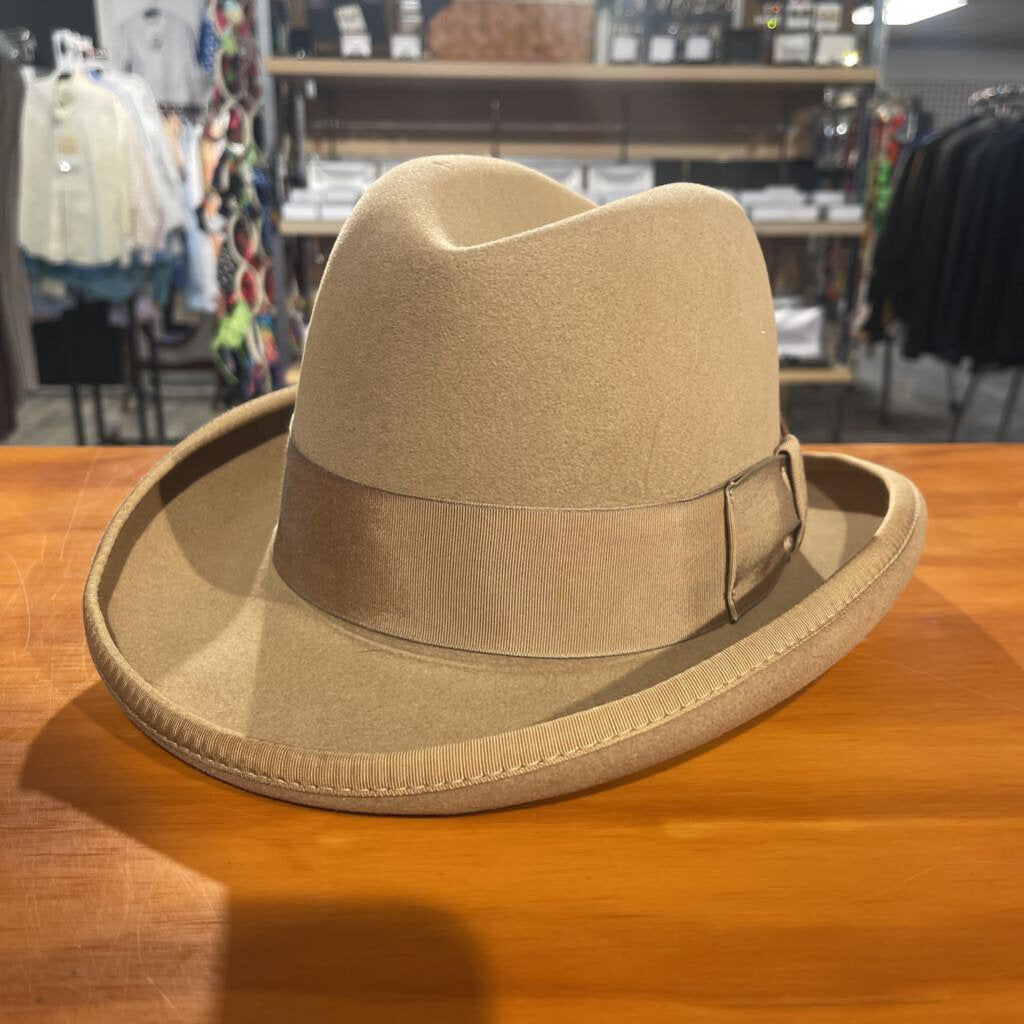 light brown homburg