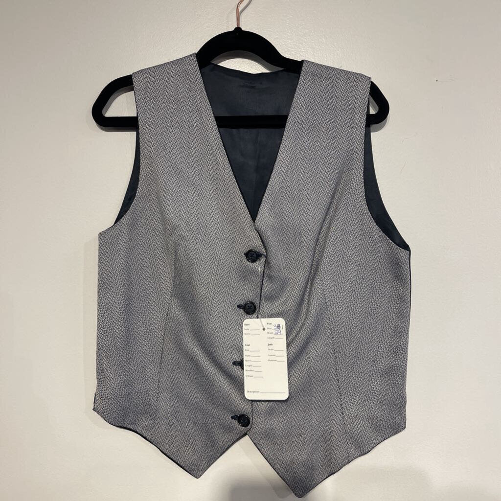 navy reversible vest