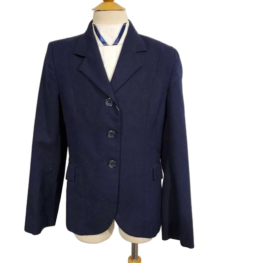 Navy Poly Hunt Coat Kids 14