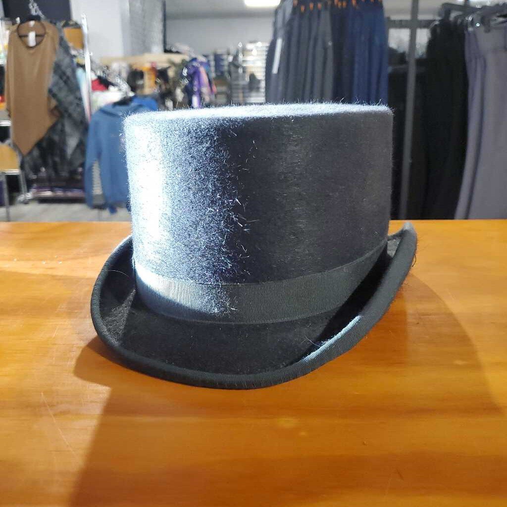 Beaver Navy Top Hat 6 5/8